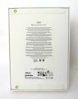Lot 2039 - *Sealed* iPad 10th Gen A2696 64GB Blue