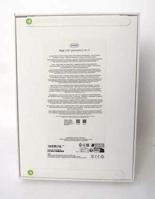 Lot 2040 - *Sealed* iPad 10th Gen A2696 64GB Blue