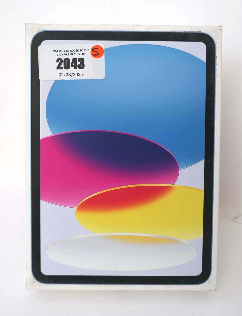 Lot 2043 - *Sealed* iPad 10th Gen A2696 64GB Blue