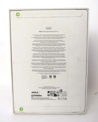 Lot 2044 - *Sealed* iPad 10th Gen A2696 64GB Blue