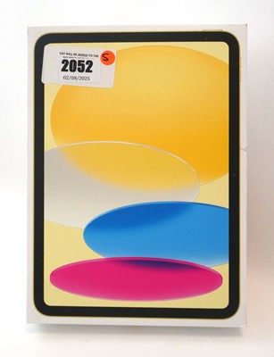 Lot 2052 - *Sealed* iPad 10th Gen A2696 64GB Yellow