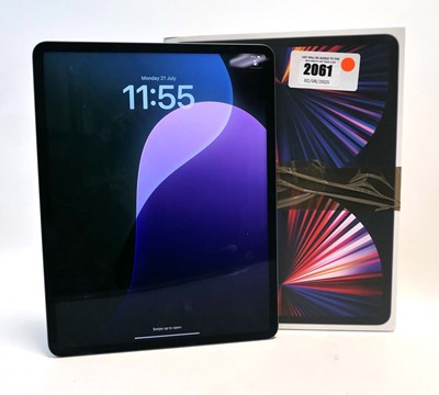 Lot 2061 - iPad Pro 12.9" 5th Gen A2378 128GB Space Grey...
