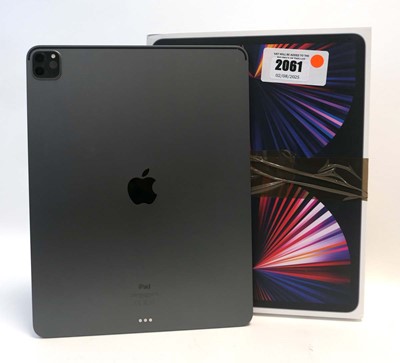 Lot 2061 - iPad Pro 12.9" 5th Gen A2378 128GB Space Grey...