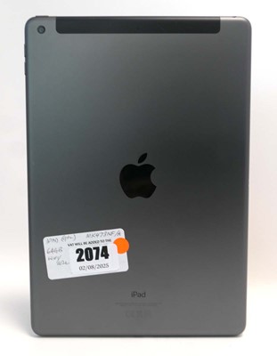 Lot 2074 - iPad 9th Gen 64GB Space Grey (SIM slot)