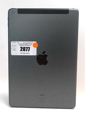 Lot 2077 - iPad 9th Gen 64GB Space Grey (SIM slot)