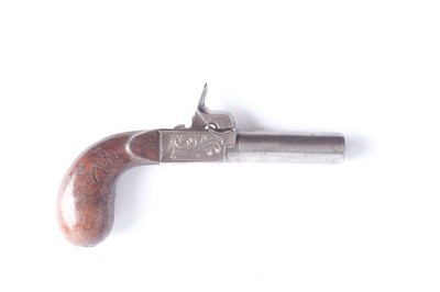 Lot 1467 - (S58) 50 bore Percussion Pocket Pistol, 2¼ ins...