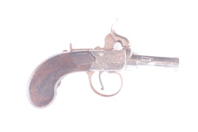 Lot 1469 - (S58) 54 bore Percussion Pocket Pistol by...