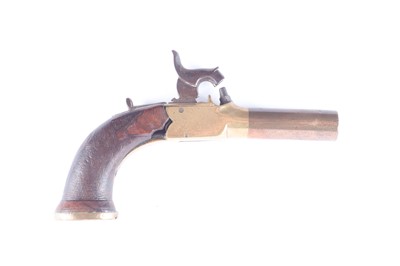 Lot 1470 - (S58) 50 bore Percussion Pocket Pistol, 2 ins...
