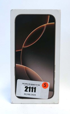 Lot 2111 - *Sealed* iPhone 16 Pro Max 256GB Desert Titanium