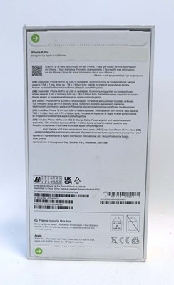 Lot 2112 - *Sealed* iPhone 16 Pro 256GB Desert Titanium