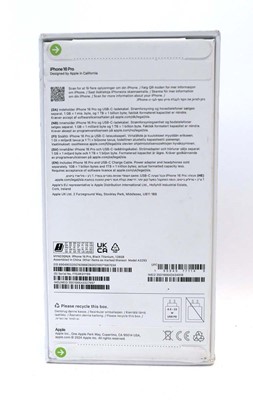Lot 2113 - *Sealed* iPhone 16 Pro 128GB Black Titanium