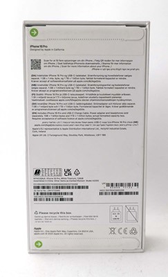 Lot 2115 - *Sealed* iPhone 16 Pro 128GB White Titanium