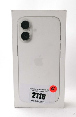 Lot 2116 - *Sealed* iPhone 16 512GB White