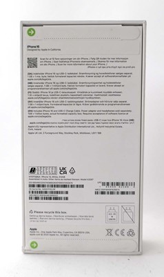 Lot 2116 - *Sealed* iPhone 16 512GB White