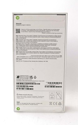 Lot 2117 - *Sealed* iPhone 16 256GB Black