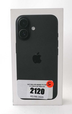 Lot 2120 - *Sealed* iPhone 16 128GB Black