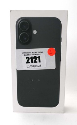 Lot 2121 - *Sealed* iPhone 16 128GB Black
