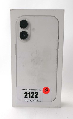 Lot 2122 - *Sealed* iPhone 16 128GB White