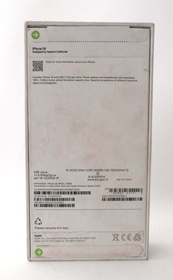 Lot 2123 - *Sealed* iPhone 16 128GB White