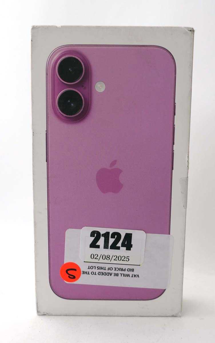 Lot 2124 - *Sealed* iPhone 16 128GB Pink