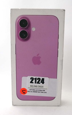 Lot 2124 - *Sealed* iPhone 16 128GB Pink