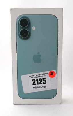 Lot 2125 - *Sealed* iPhone 16 128GB Teal