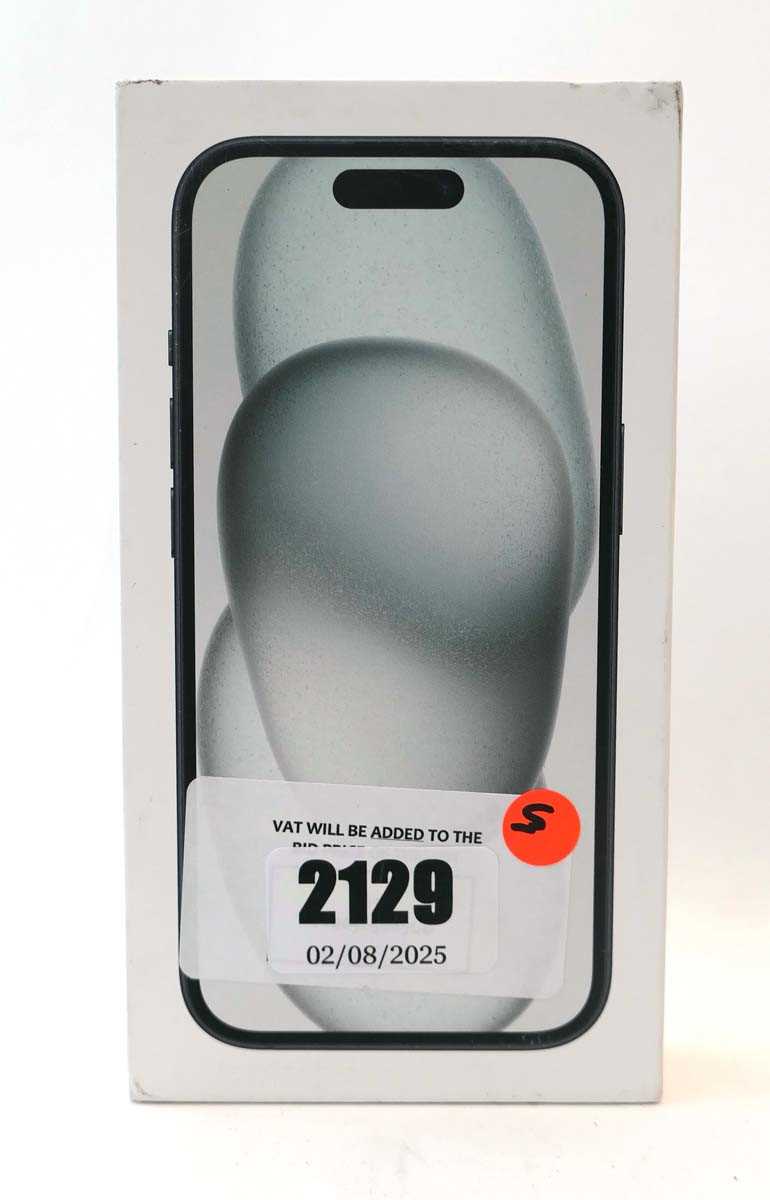 Lot 2129 - *Sealed* iPhone 15 128GB Black