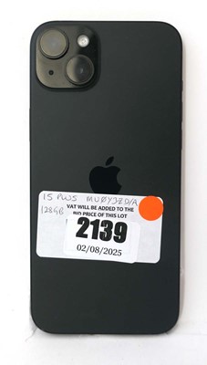 Lot 2139 - iPhone 15 Plus 128GB Black Titanium