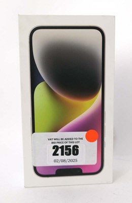 Lot 2156 - iPhone 14 128GB Starlight with box