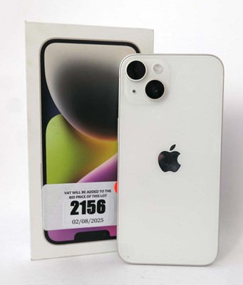 Lot 2156 - iPhone 14 128GB Starlight with box