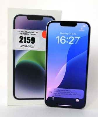 Lot 2159 - iPhone 14 128GB Purple with box