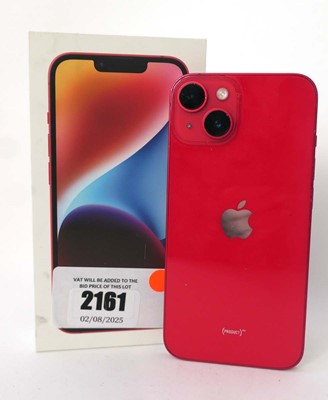 Lot 2161 - iPhone 14 128GB Red with box