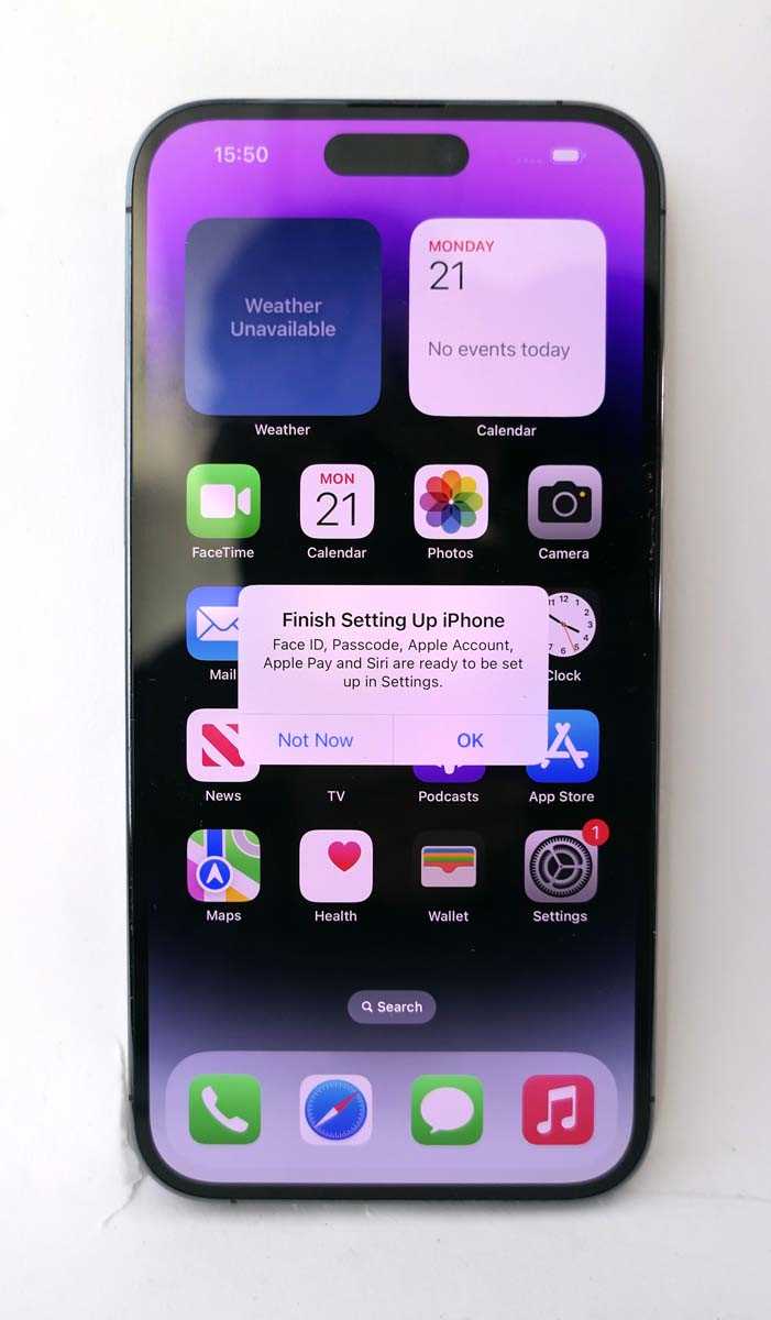 Lot 2162 - iPhone 14 Pro Max 256GB Deep Purple