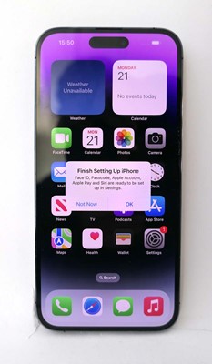 Lot 2162 - iPhone 14 Pro Max 256GB Deep Purple