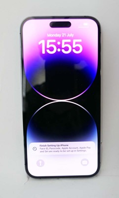 Lot 2164 - iPhone 14 Pro Max 128GB Deep Purple
