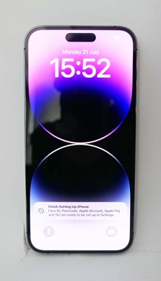 Lot 2165 - iPhone 14 Pro Max 128GB Deep Purple