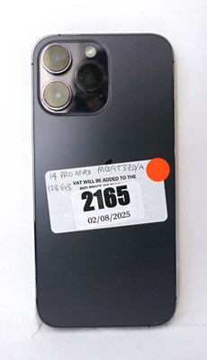 Lot 2165 - iPhone 14 Pro Max 128GB Deep Purple