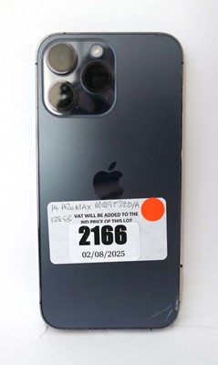 Lot 2166 - iPhone 14 Pro Max 128GB Deep Purple