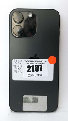 Lot 2167 - iPhone 14 Pro Max 128GB Space Black