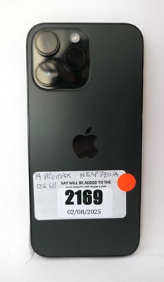 Lot 2169 - iPhone 14 Pro Max 128GB Space Black