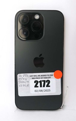 Lot 2172 - iPhone 14 Pro 128GB Space Black