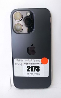Lot 2173 - iPhone 14 Pro 256GB Deep Purple