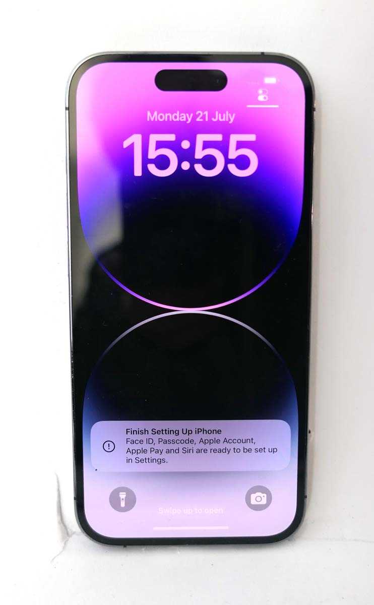 Lot 2176 - iPhone 14 Pro 128GB Deep Purple