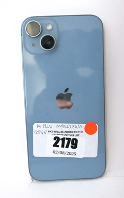 Lot 2179 - iPhone 14 Plus 128GB Purple