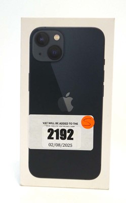 Lot 2192 - *Sealed* iPhone 13 128GB Midnight