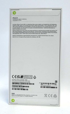 Lot 2192 - *Sealed* iPhone 13 128GB Midnight