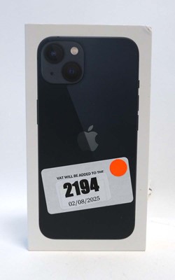 Lot 2194 - iPhone 13 128GB Midnight with box