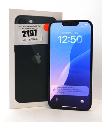 Lot 2197 - iPhone 13 128GB Midnight with box