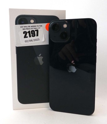 Lot 2197 - iPhone 13 128GB Midnight with box