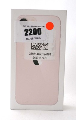 Lot 2200 - iPhone 13 128GB Pink with box